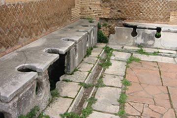 Roman toilets